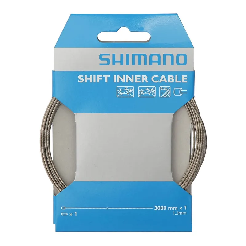 SHIMANO Cable de desviador de acero inoxidable 3000mm