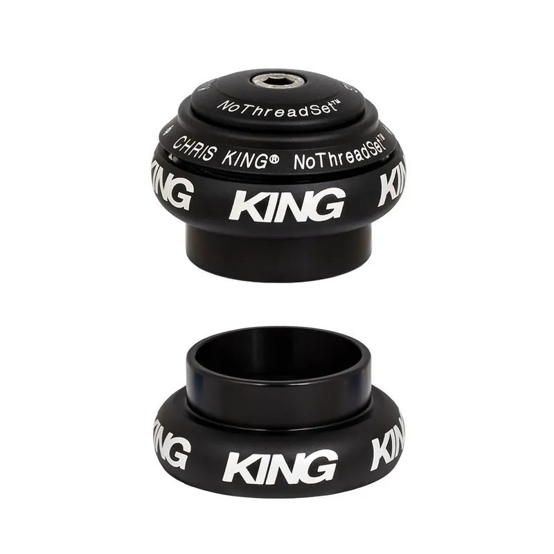 Juego de dirección externo CHRIS KING NOTHREADSET 1"1/8-1.5" EC34/EC44 Negro mate
