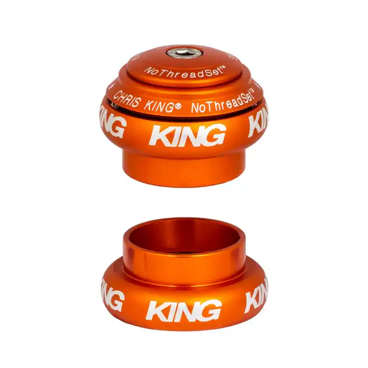Juego de dirección externo CHRIS KING NOTHREADSET 1"1/8 EC34 Naranja