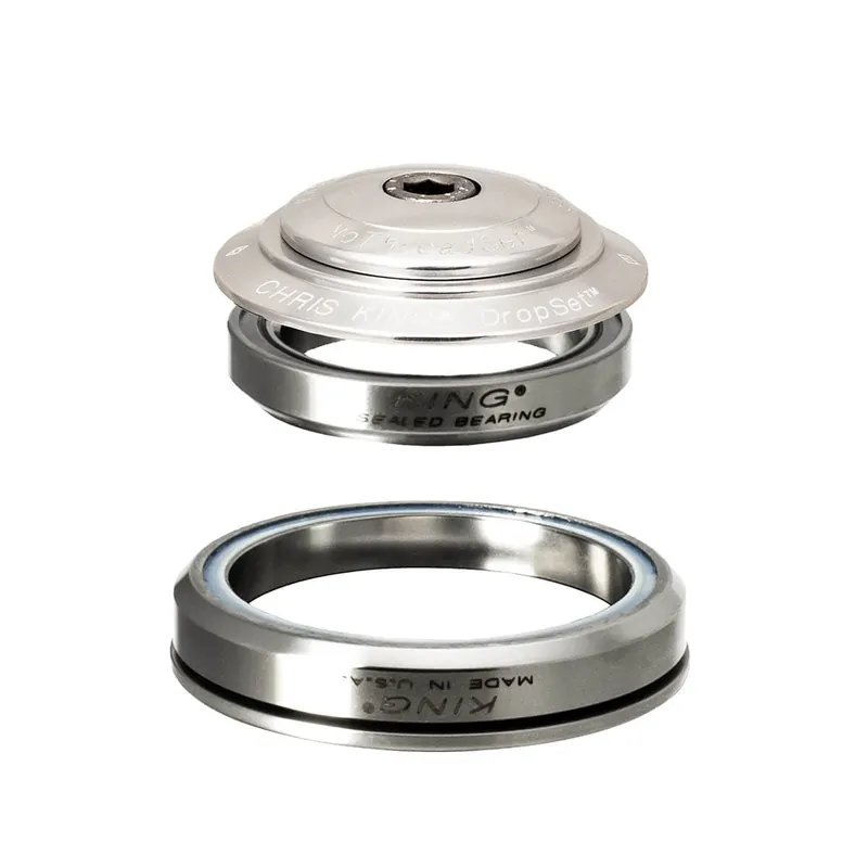 CHRIS KING DROPSET 5 1"1/8-1.5" IS42/IS52 Silver Juego de dirección integrado