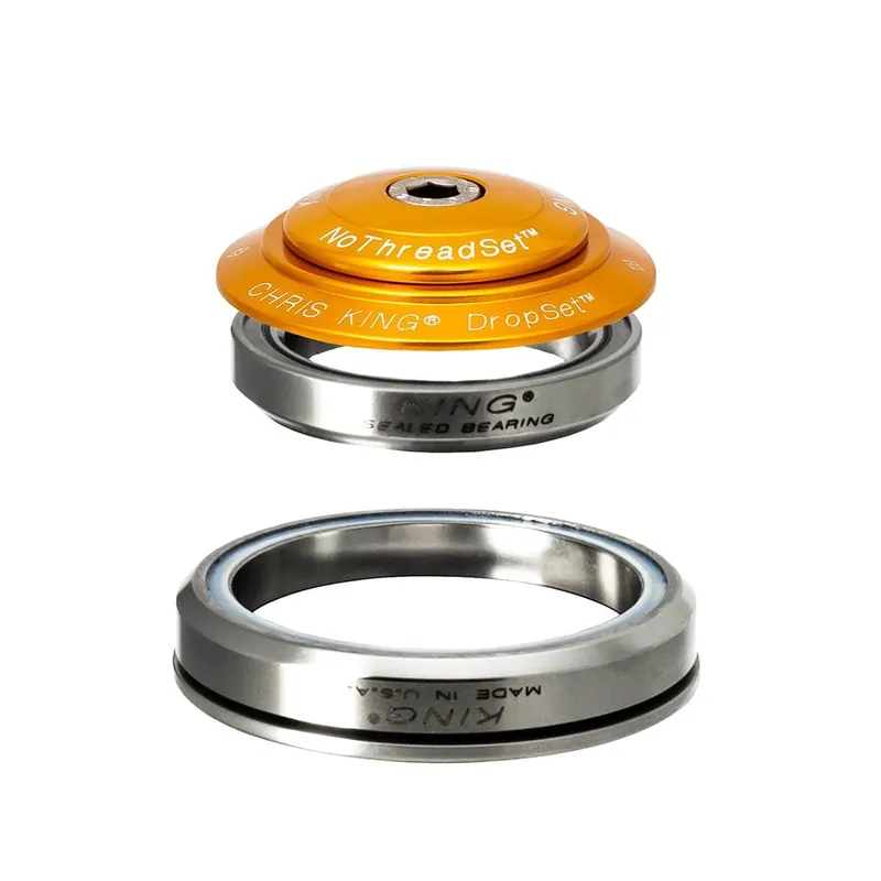 Juego de dirección integrado CHRIS KING DROPSET 5 1"1/8-1.5" IS42/IS52 Gold