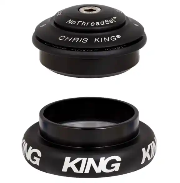 Juego de dirección semi-integrado / externo CHRIS KING INSET 7 1"1/8-1.5" ZS44/EC44 Negro mate