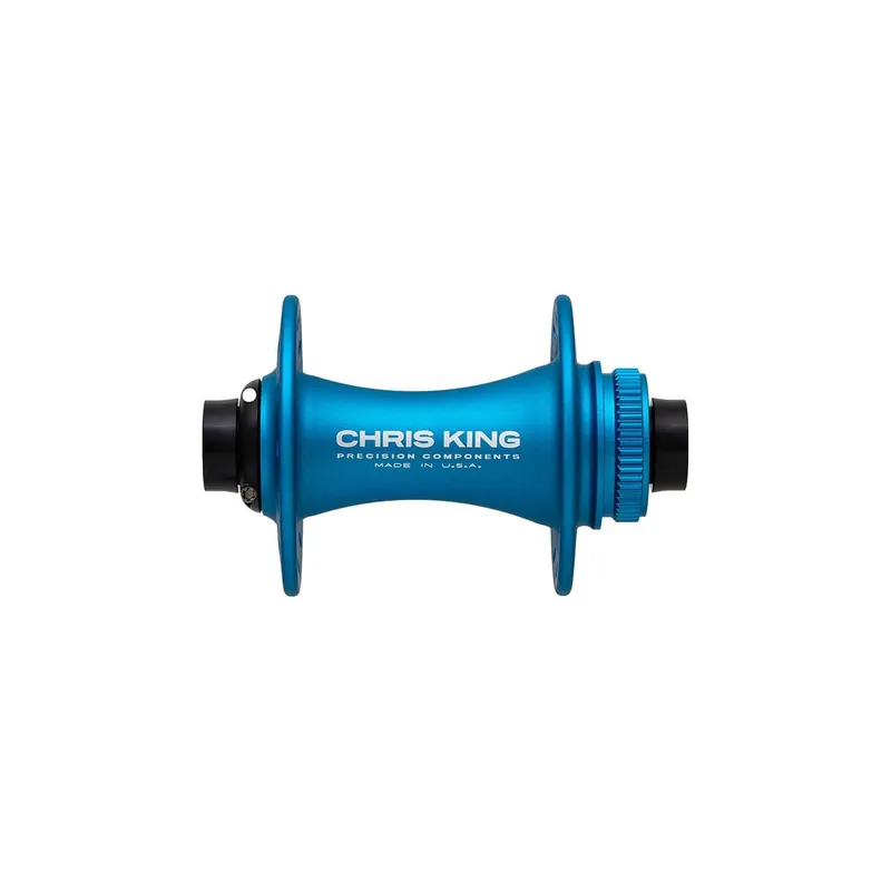 Bujes delanteros CHRIS KING 15x110mm BOOST Center Lock Turquoise
