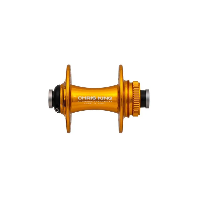 Bujes delanteros CHRIS KING R45D 12x100mm Center Lock Gold