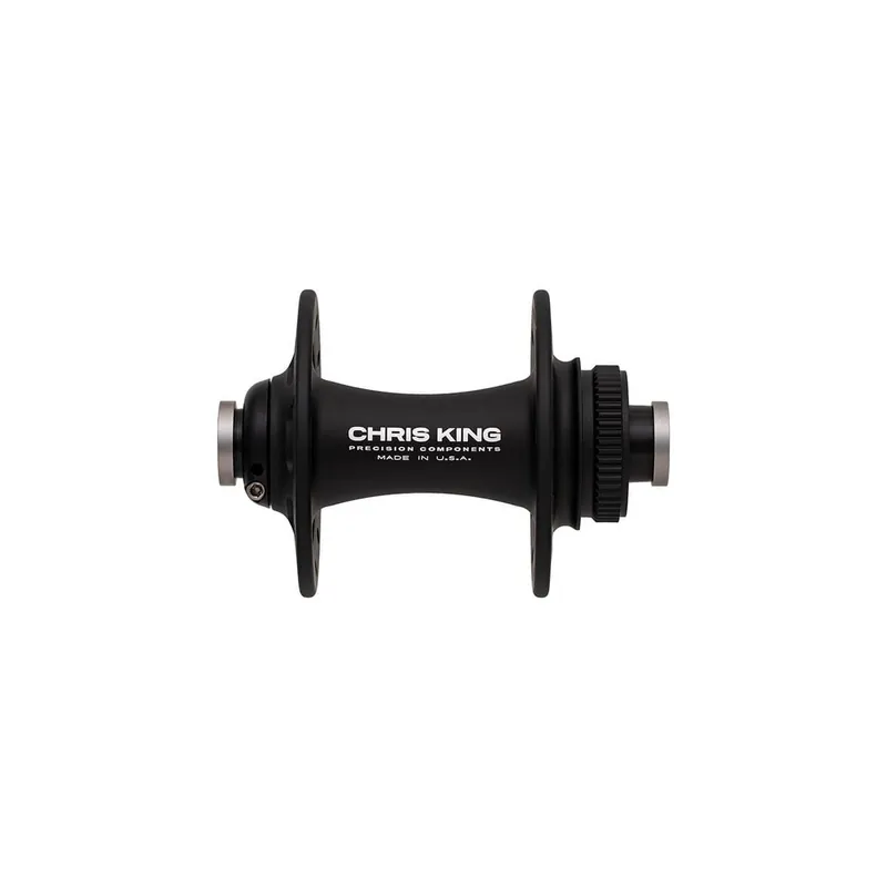 CHRIS KING R45D 12x100mm Center Lock Negro Mate Buje Delantero