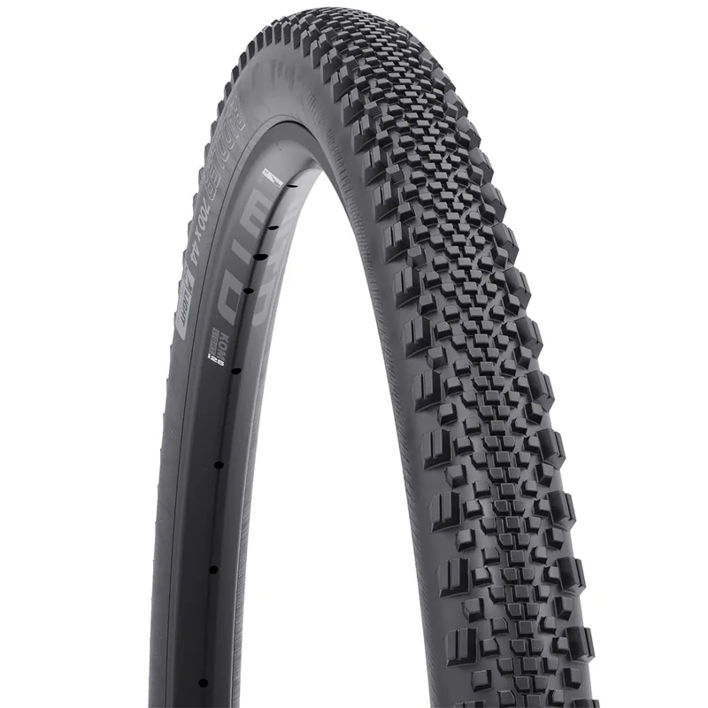 Neumático WTB RADDLER TCS LIGHT FAST ROLLING DUAL DNA SG2 700x44c Tubeless Ready Reforzado Negro