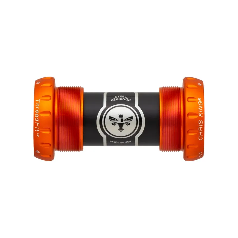 Platos y bielas CHRIS KING ThreadFit 24 68/73mm Ceramic Orange