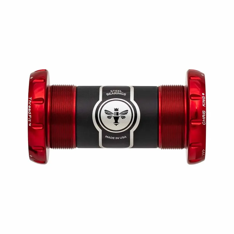 CHRIS KING ThreadFit 30 68/73mm Platos y bielas cerámicos Rojo