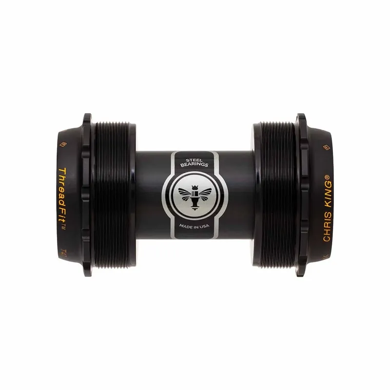 CHRIS KING ThreadFit T47 24X 68/73mm Negro Mate platos y bielas