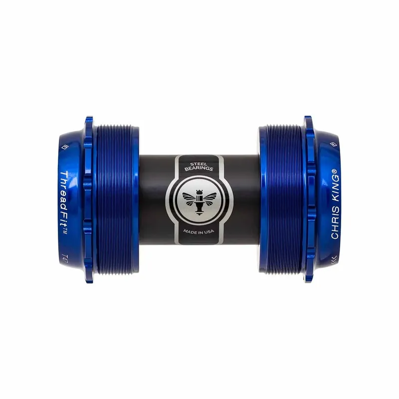 Platos y bielas CHRIS KING ThreadFit T47 24X 68/73mm Azul