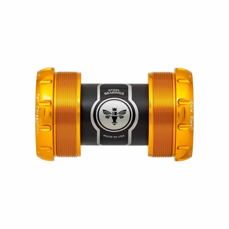 CHRIS KING ThreadFit T47 30X 68/73mm Platos y bielas Gold