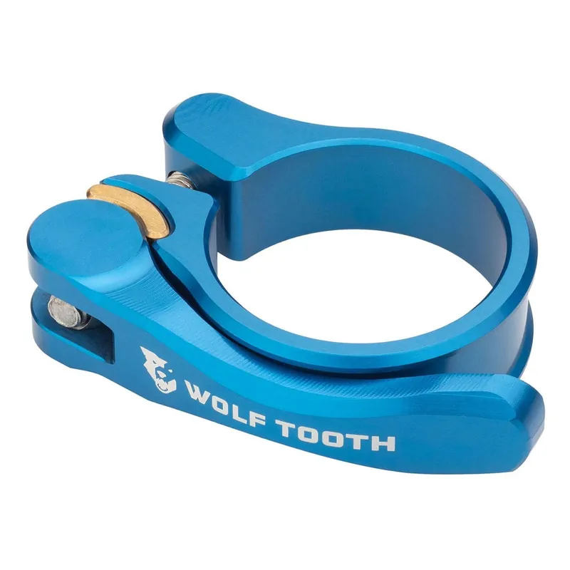 Abrazadera de Sillín WOLF TOOTH Cierre Rápido Azul