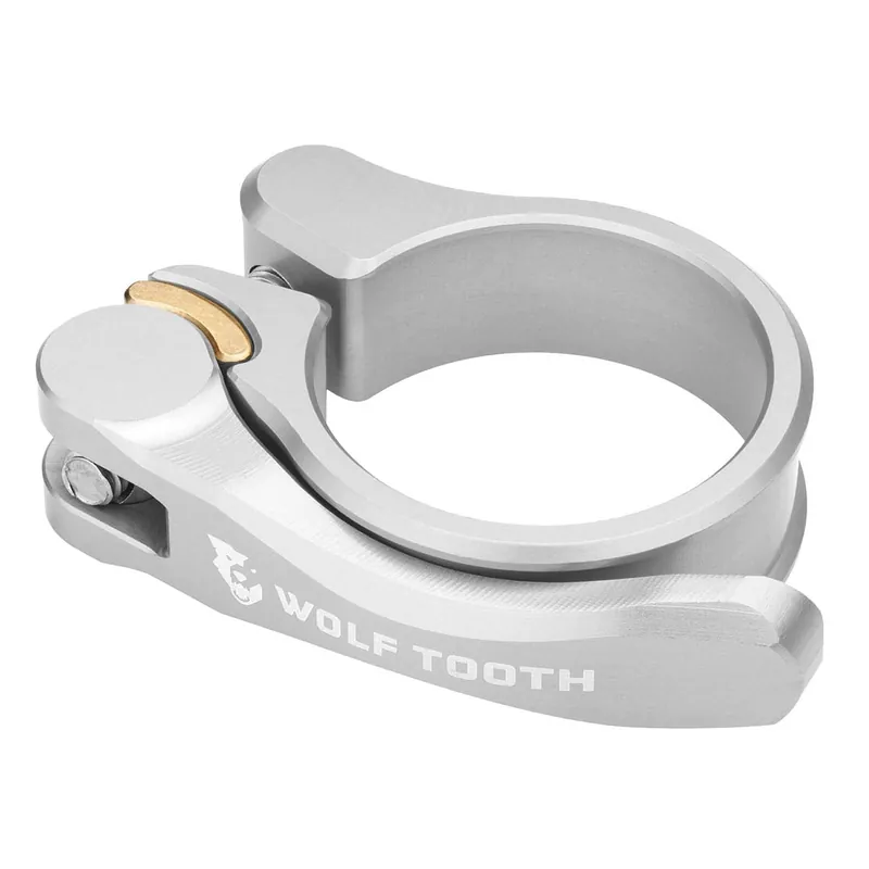 Abrazadera de Sillín WOLF TOOTH Cierre Rápido Plata
