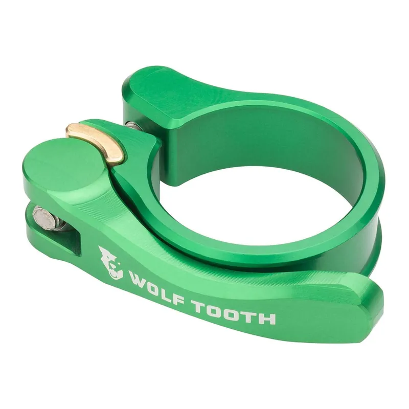 Abrazadera de Sillín WOLF TOOTH Cierre Rápido Verde