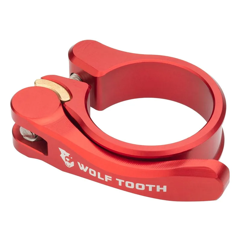 Abrazadera de sillín WOLF TOOTH Cierre rápido Rojo