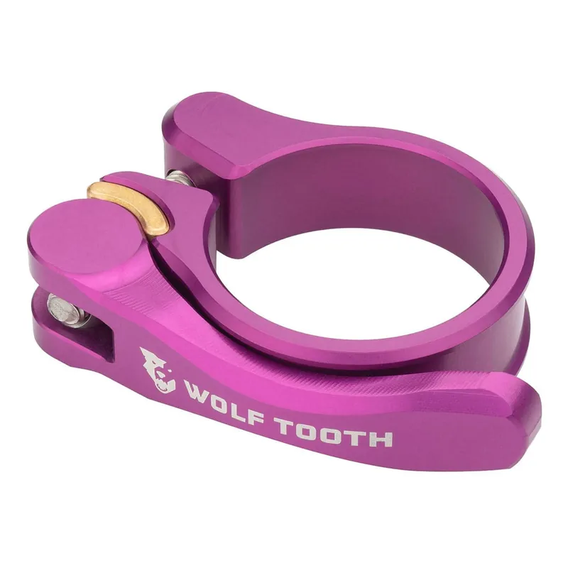 Abrazadera de sillín WOLF TOOTH Cierre rápido Morado