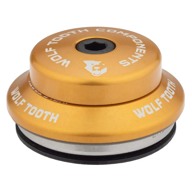 Copa Alta para Auriculares Integrados WOLF TOOTH PREMIUM 1"1/8 IS42 Stack 7mm Oro
