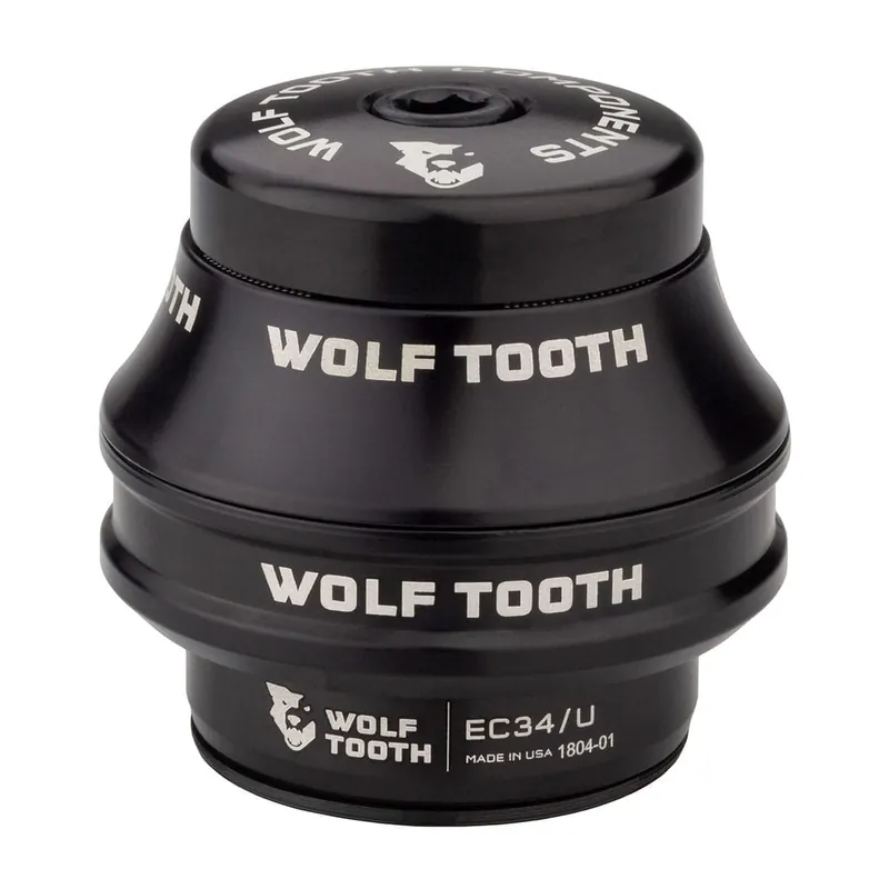 Copa alta para auricular externo WOLF TOOTH PREMIUM 1"1/8 EC34 Stack 16 mm Negro