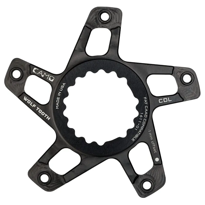 WOLF TOOTH CAMO M1 Cannondale Direct Mount Offset -1mm Negro plato estrella