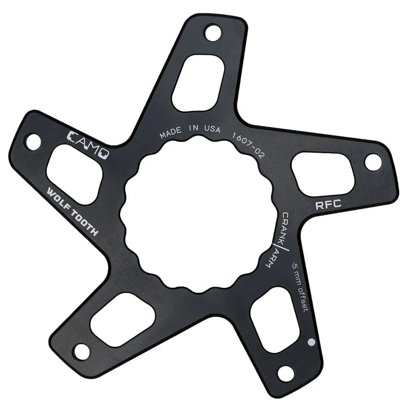 WOLF TOOTH CAMO M5 Raceface Cinch Direct Mount Boost Offset crankset star -5mm Negro