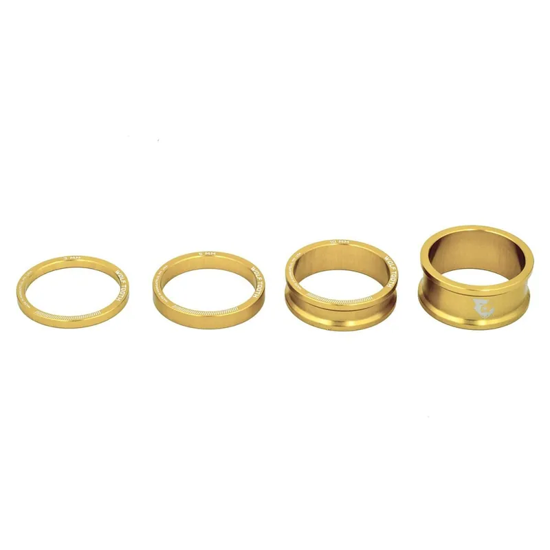 WOLF TOOTH Distanciadores de aluminio 4 piezas 1"1/8 Oro