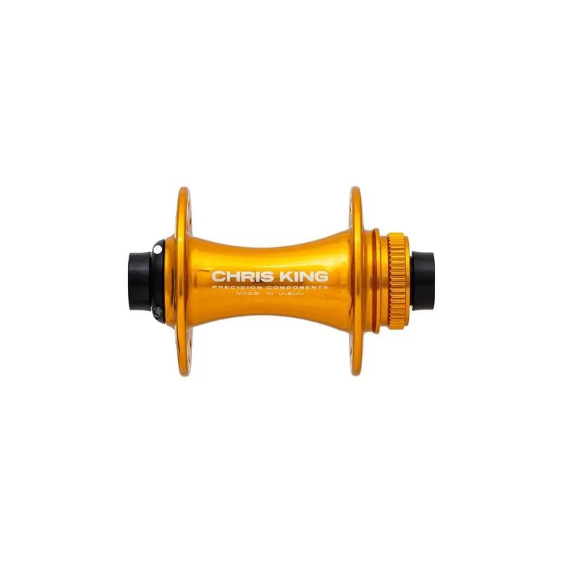 Bujes delanteros CHRIS KING 15x110mm BOOST Center Lock Gold