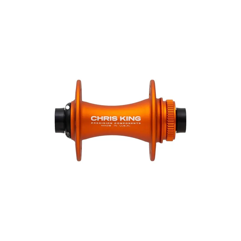 Bujes delanteros CHRIS KING 15x110mm BOOST Center Lock Orange Mat