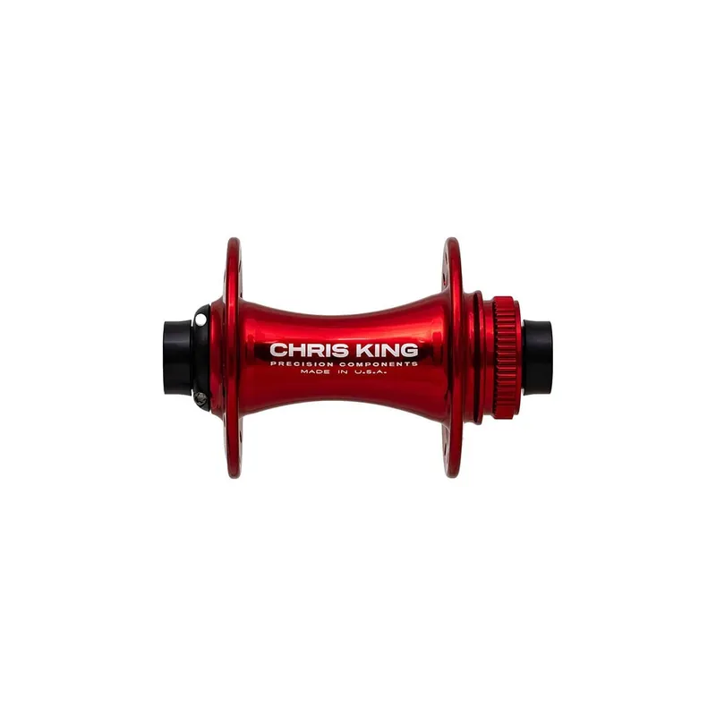 CHRIS KING 15x110mm BOOST Center Lock Bujes delanteros rojos