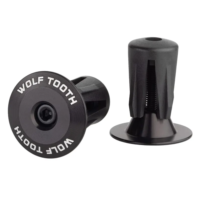 Par de tapas de suspensión WOLF TOOTH Aluminio anodizado negro