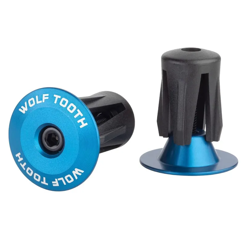 Par de tapones de suspensión WOLF TOOTH Aluminio anodizado azul