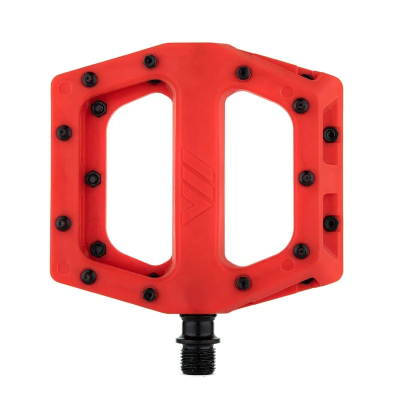 Pedales planos DMR V11 rojos