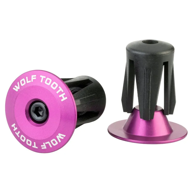 Par de tapones de suspensión WOLF TOOTH Aluminio anodizado Morado