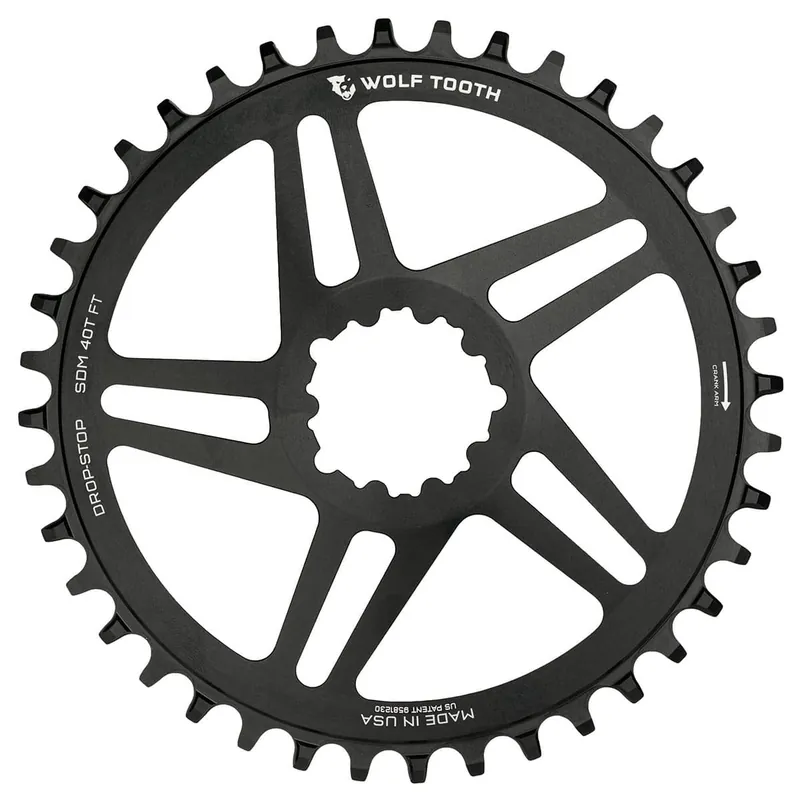 WOLF TOOTH 10/11/12V Sram Direct Mount Offset 6mm Negro Mono Plato
