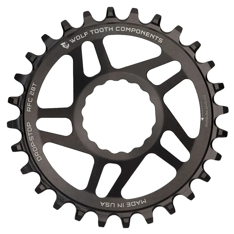WOLF TOOTH 9/10/11/12V Raceface CINCH Direct Mount 6mm Offset Mono plato Negro