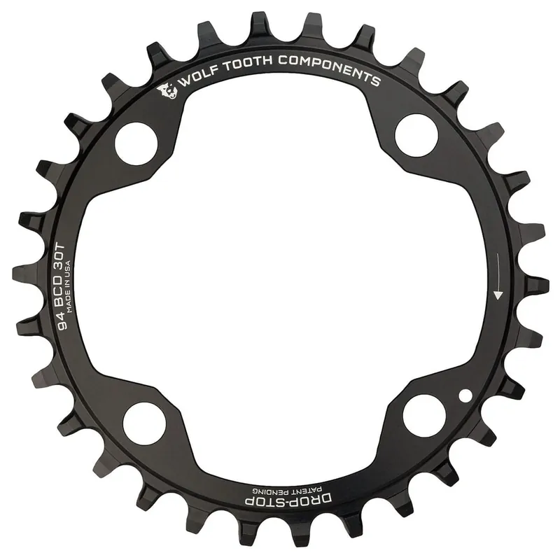 WOLF TOOTH 94 BCD 10/11V Sram X01/X1/GX/NX 4-Hole 94mm Negro Mono Plato