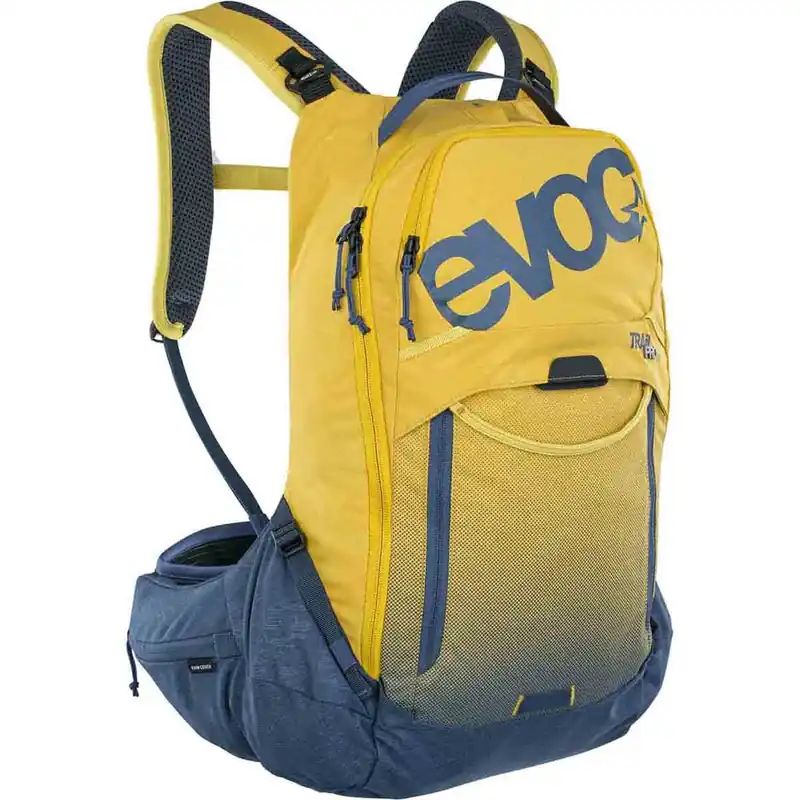 Mochila con Dorsal EVOC TRAIL PRO 16L Amarillo/Azul