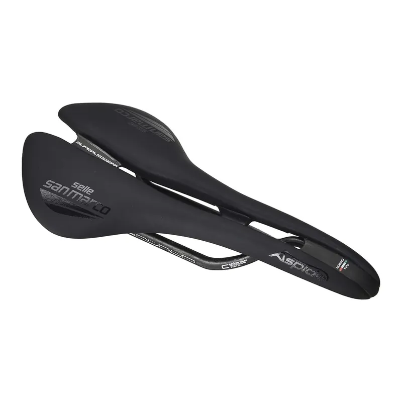 Sillín SAN MARCO ASPIDE SUPERLEGGERA OPEN FIT WIDE Carbon Rails
