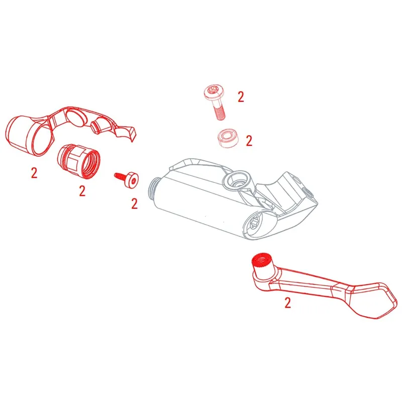 Kit de servicio para mando de manillar ROCKSHOX REVERB 1X #11.6818.048.000