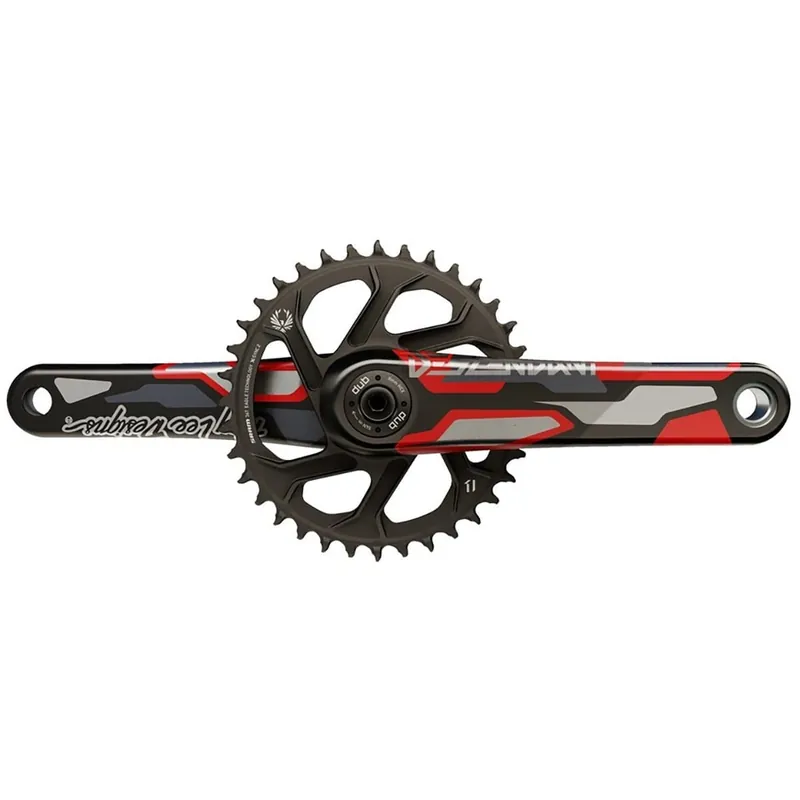 TRUVATIV DESCENDANT TLD EAGLE ALL DH DUB83 Carbon Red 11/12V Mono plato y bielas