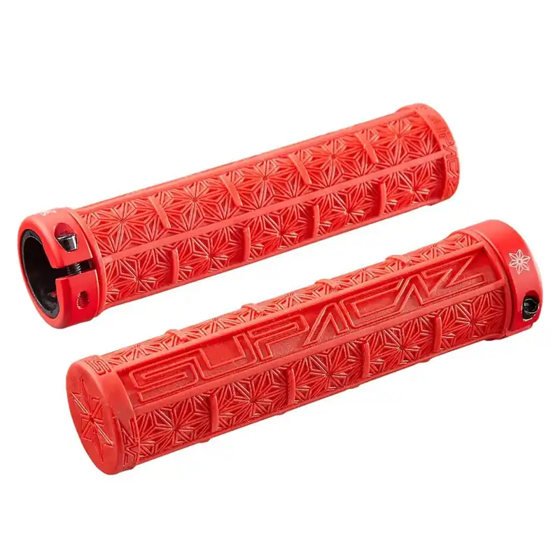SUPACAZ GRIZIPS Puños Lock-On Rojo