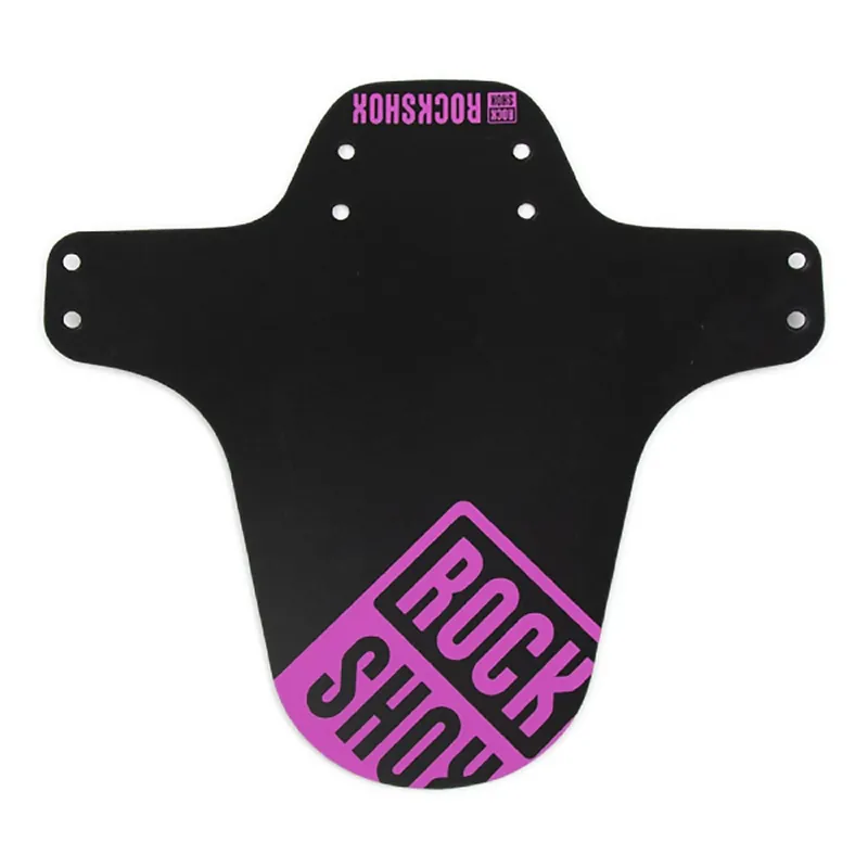 Guardabarros ROCKSHOX Colores Lisos Negro / Magenta