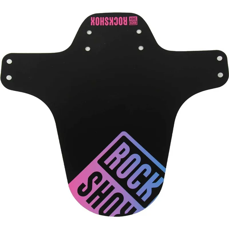 Guardabarros ROCKSHOX Coloris Graphic Negro / Azul Rosa Fade