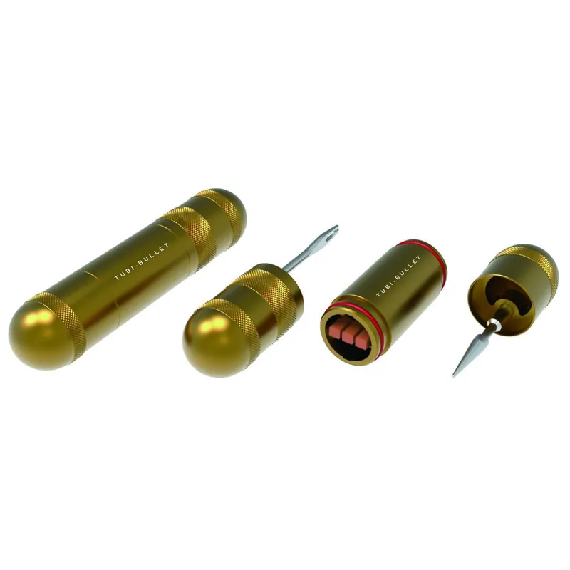 Kit de reparación Tubeless Mini TOPEAK TUBI-BULLET + 3 Mechas