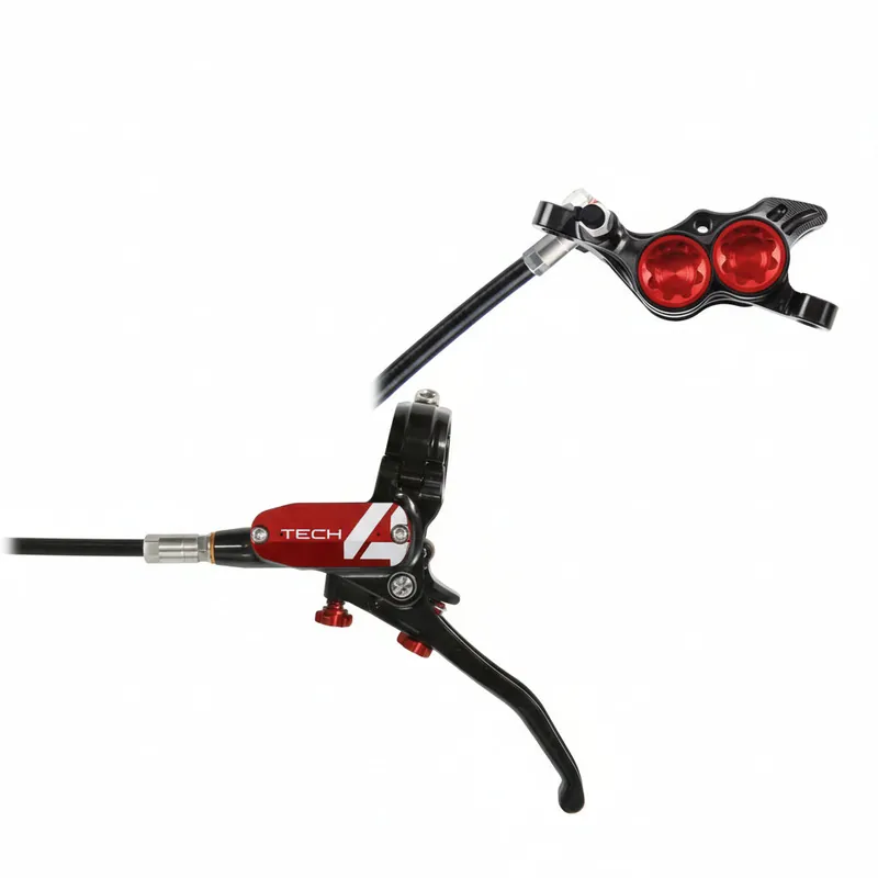 Freno delantero HOPE TECH 4 E4 Negro/Rojo