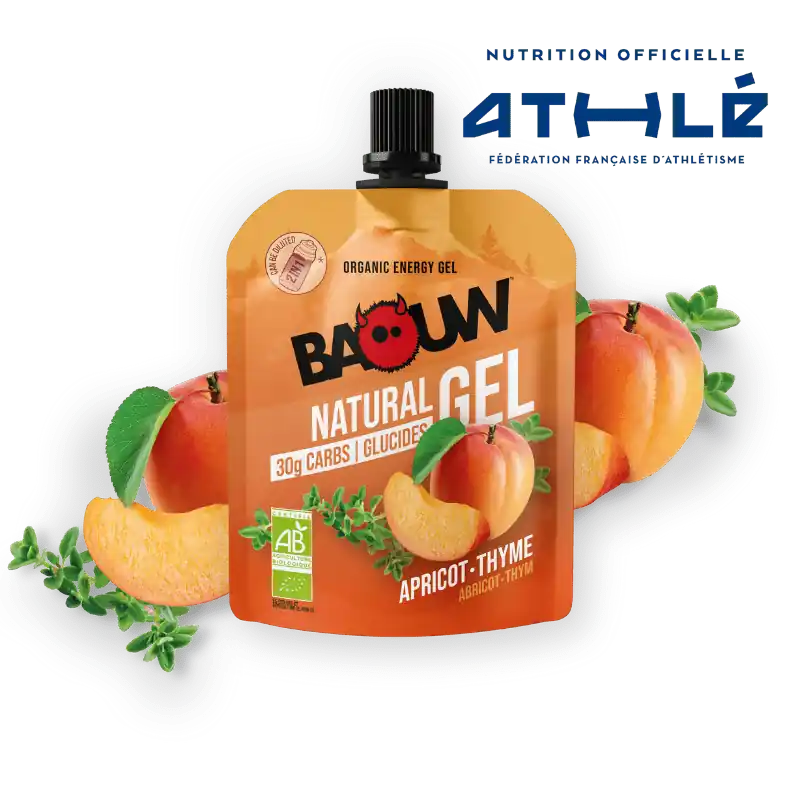 BAOUW Gel Energizante Orgánico Albaricoque-Timo (85g)