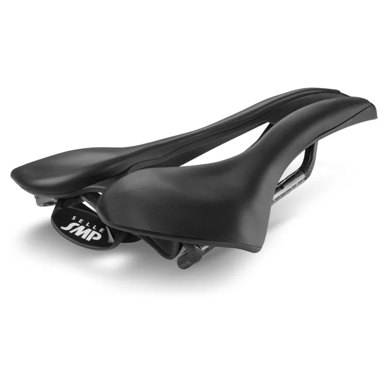 SMP EVO20C Sillín 140mm Ancho Carbono Raíles Negro