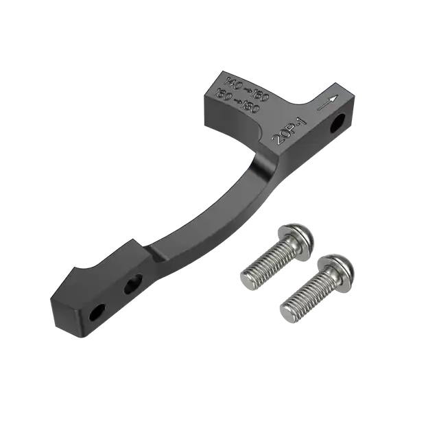 PM / PM SRAM P1 Disc 160/180mm (+20mm) Adaptador Estribo Delantero / Trasero + Tornillos y pernos de acero inoxidable