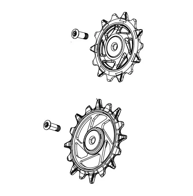 SRAM XX T-TYPE EAGLE AXS / FORCE XPLR E1 12 Speed Rear Derailleur Cages