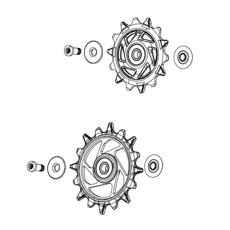 SRAM XX-SL T-TYPE EAGLE AXS / RED XPLR E1 12 Speed Rear Derailleur Cages