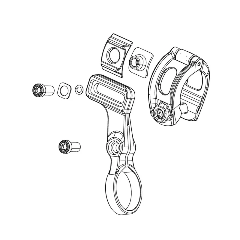 Collarín para cambio SRAM AXS POD izquierdo